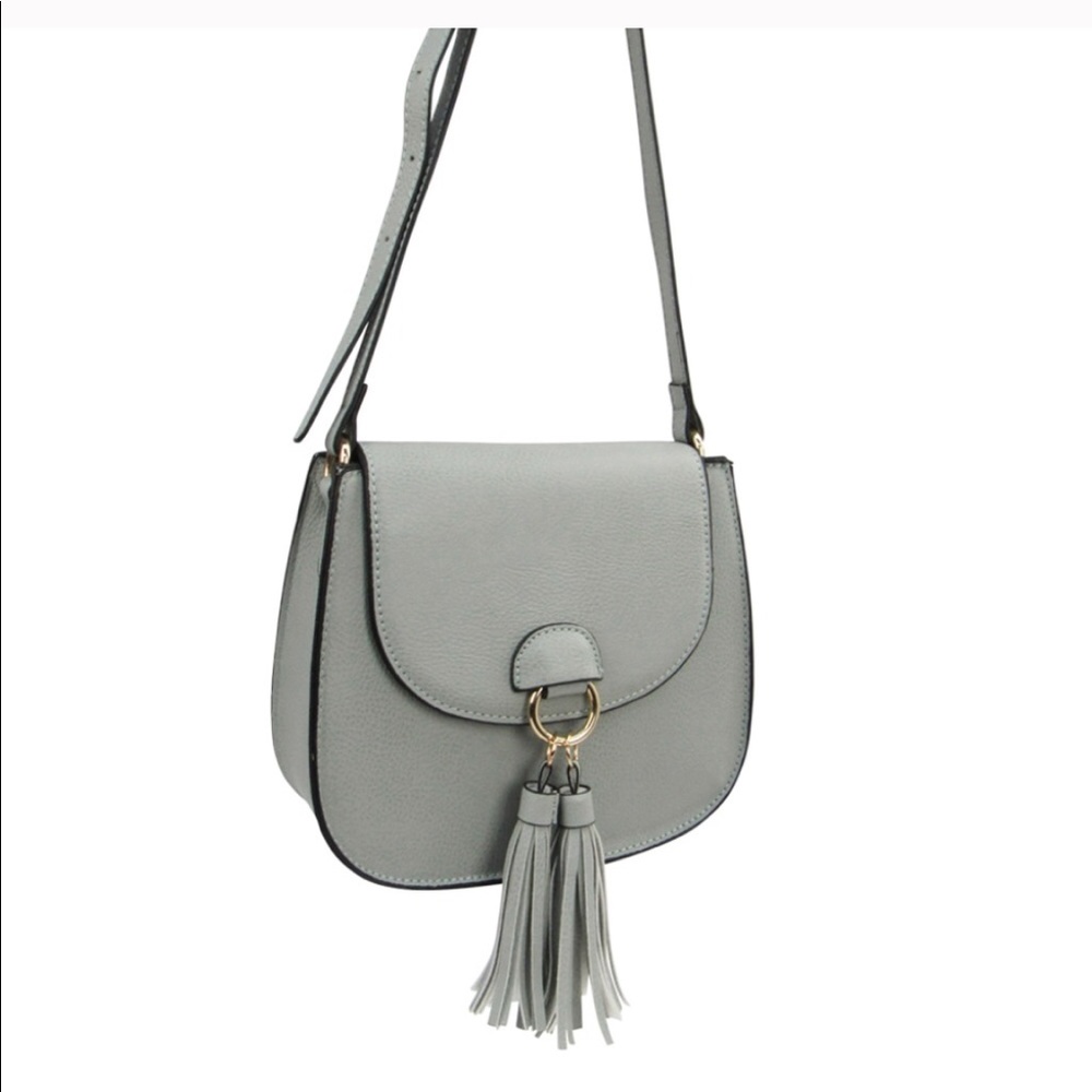 Flap Crossbody with Double Tassel